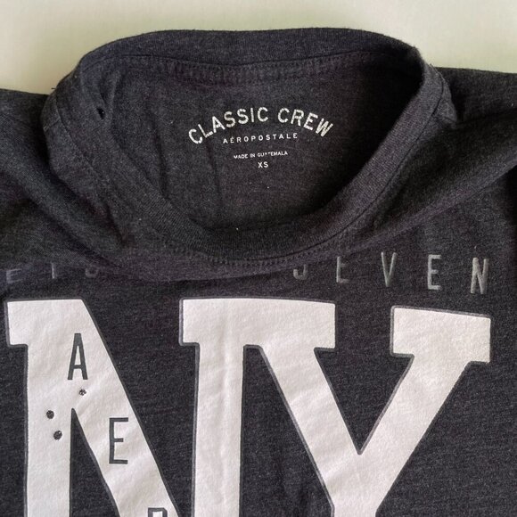 Aeropostale Gray NY Graphic Tee Size XS - Picture 4 of 7